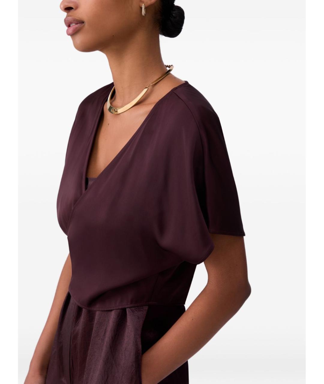 LIU JO Фиолетовая вискозная блузы, фото 3