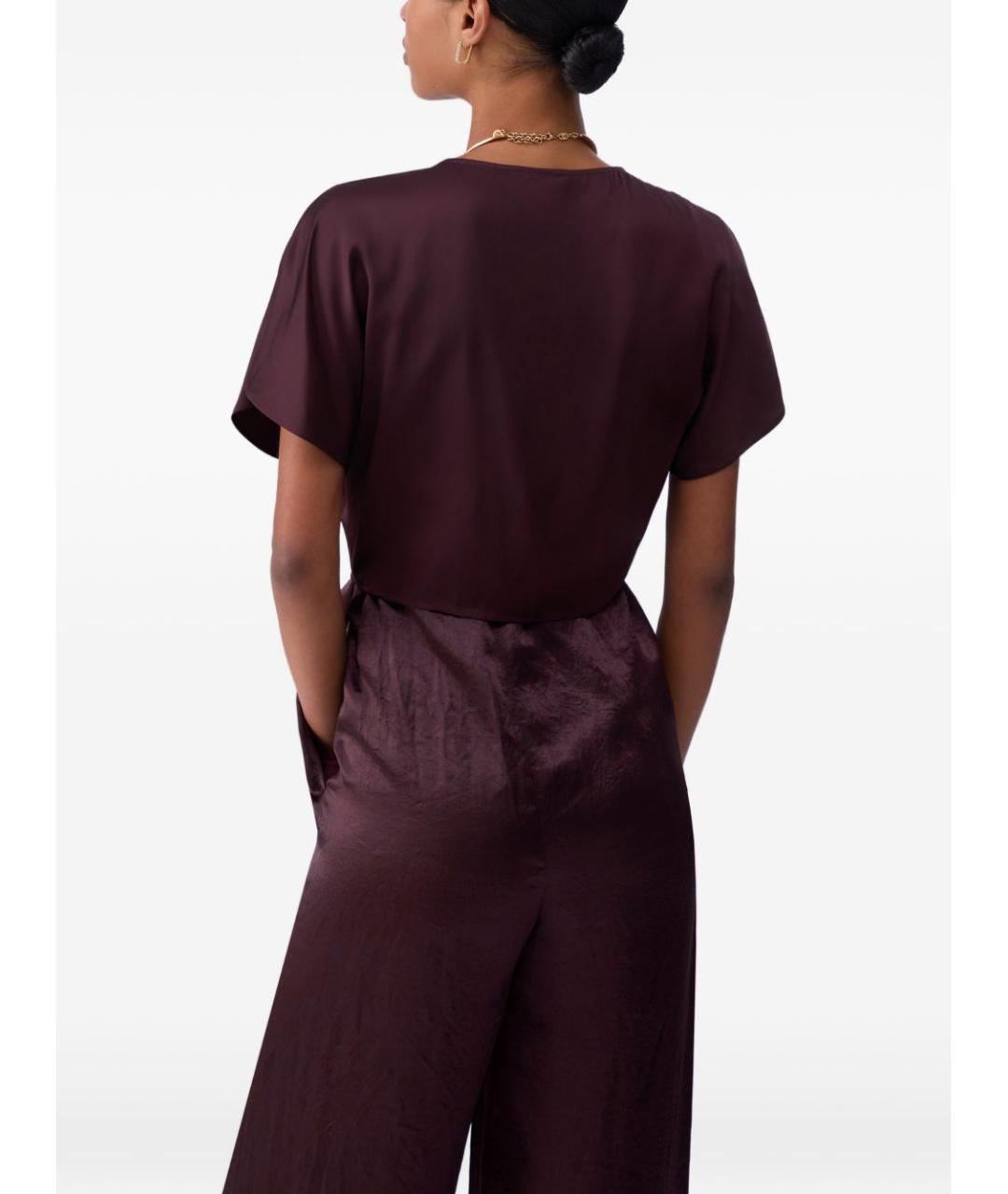 LIU JO Фиолетовая вискозная блузы, фото 4