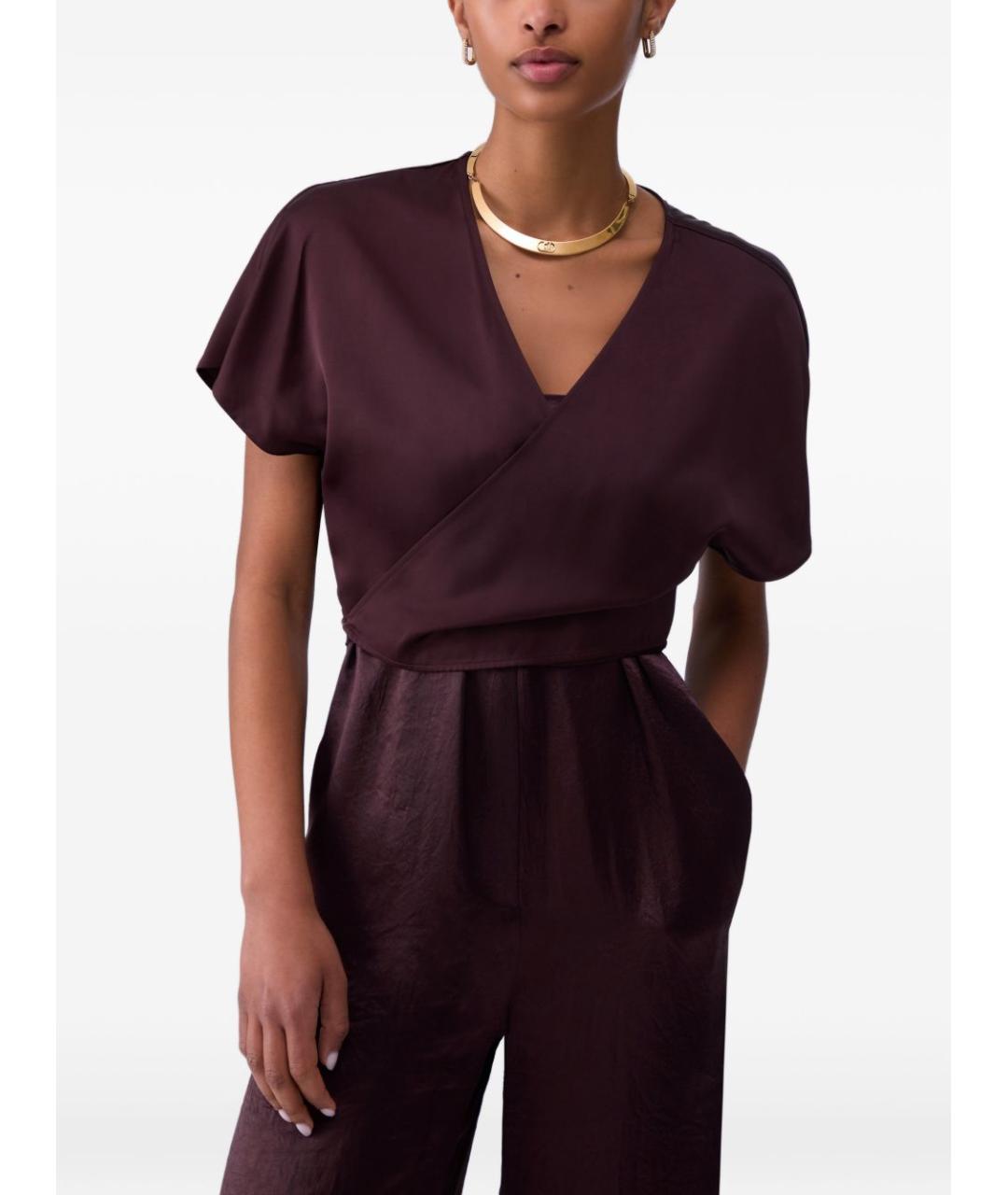 LIU JO Фиолетовая вискозная блузы, фото 5