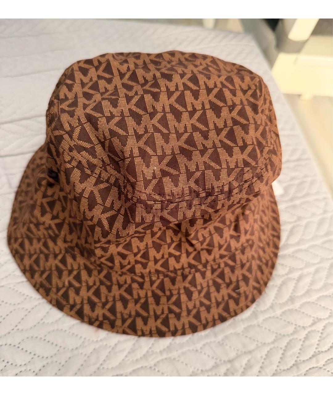 MICHAEL KORS Коричневая хлопковая панама, фото 4