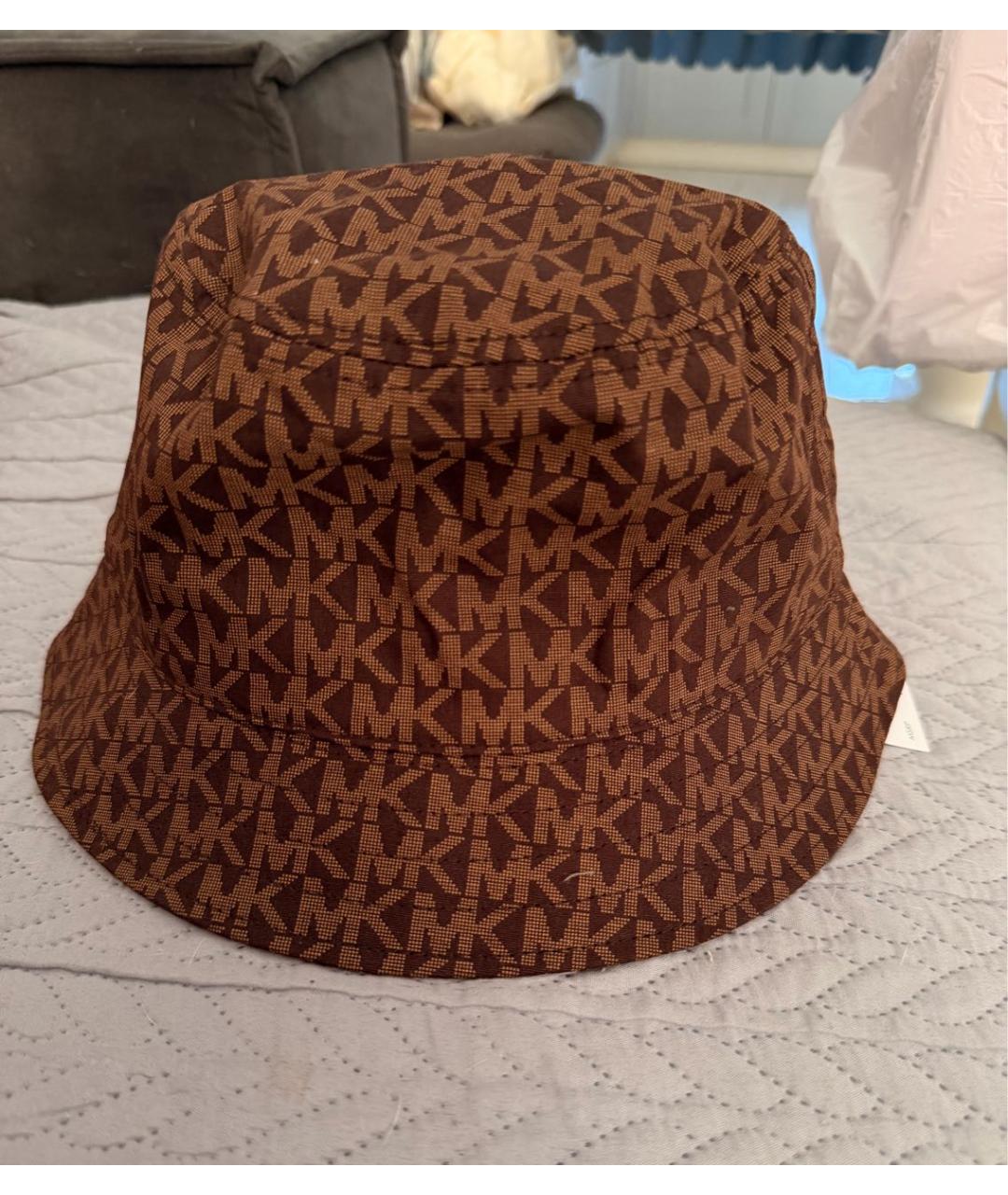 MICHAEL KORS Коричневая хлопковая панама, фото 5