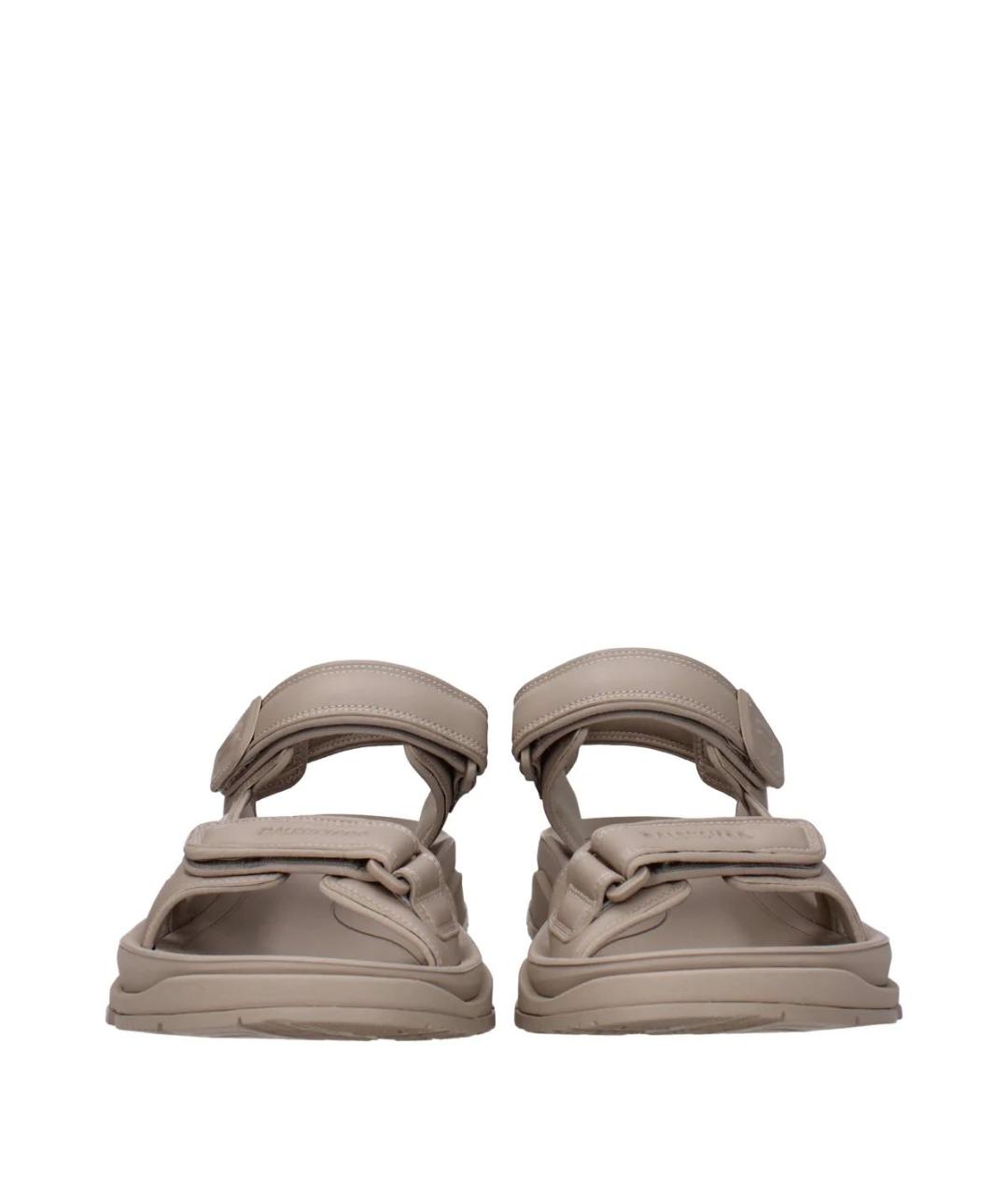 BALENCIAGA Бежевые сандалии, фото 3