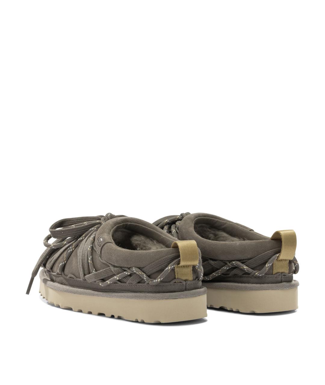 UGG AUSTRALIA Серые замшевые мюли, фото 4