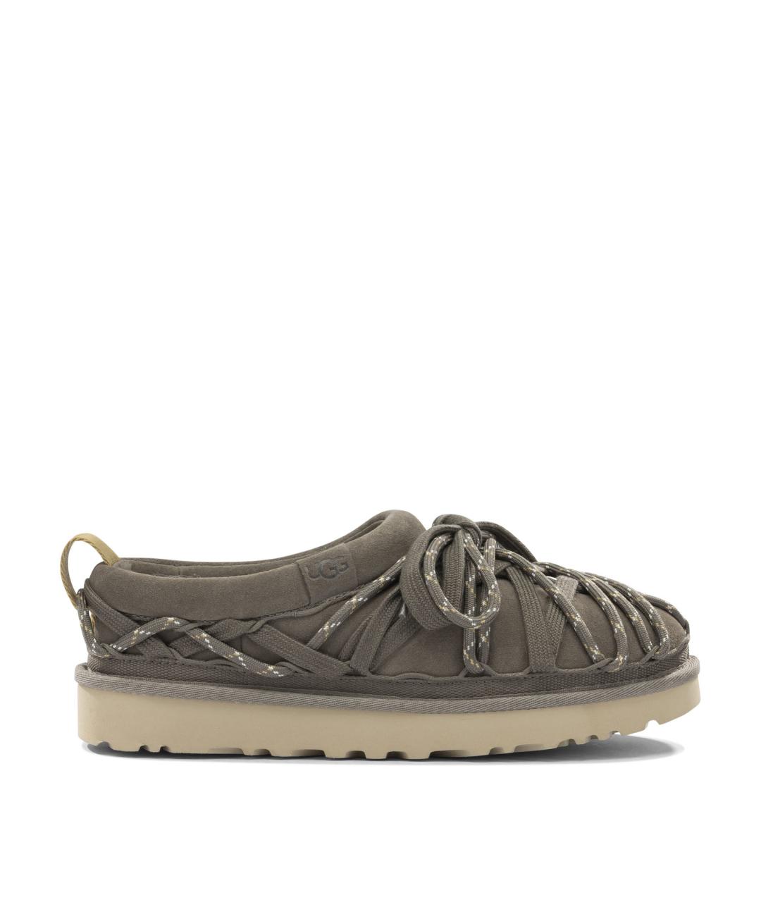 UGG AUSTRALIA Серые замшевые мюли, фото 1