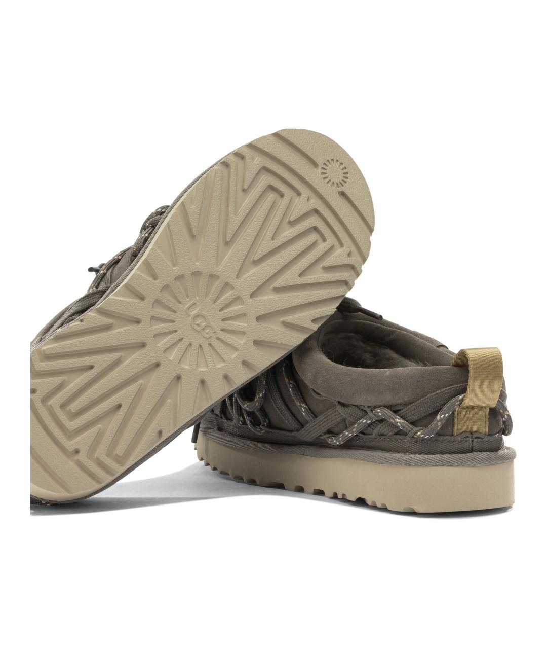 UGG AUSTRALIA Серые замшевые мюли, фото 5