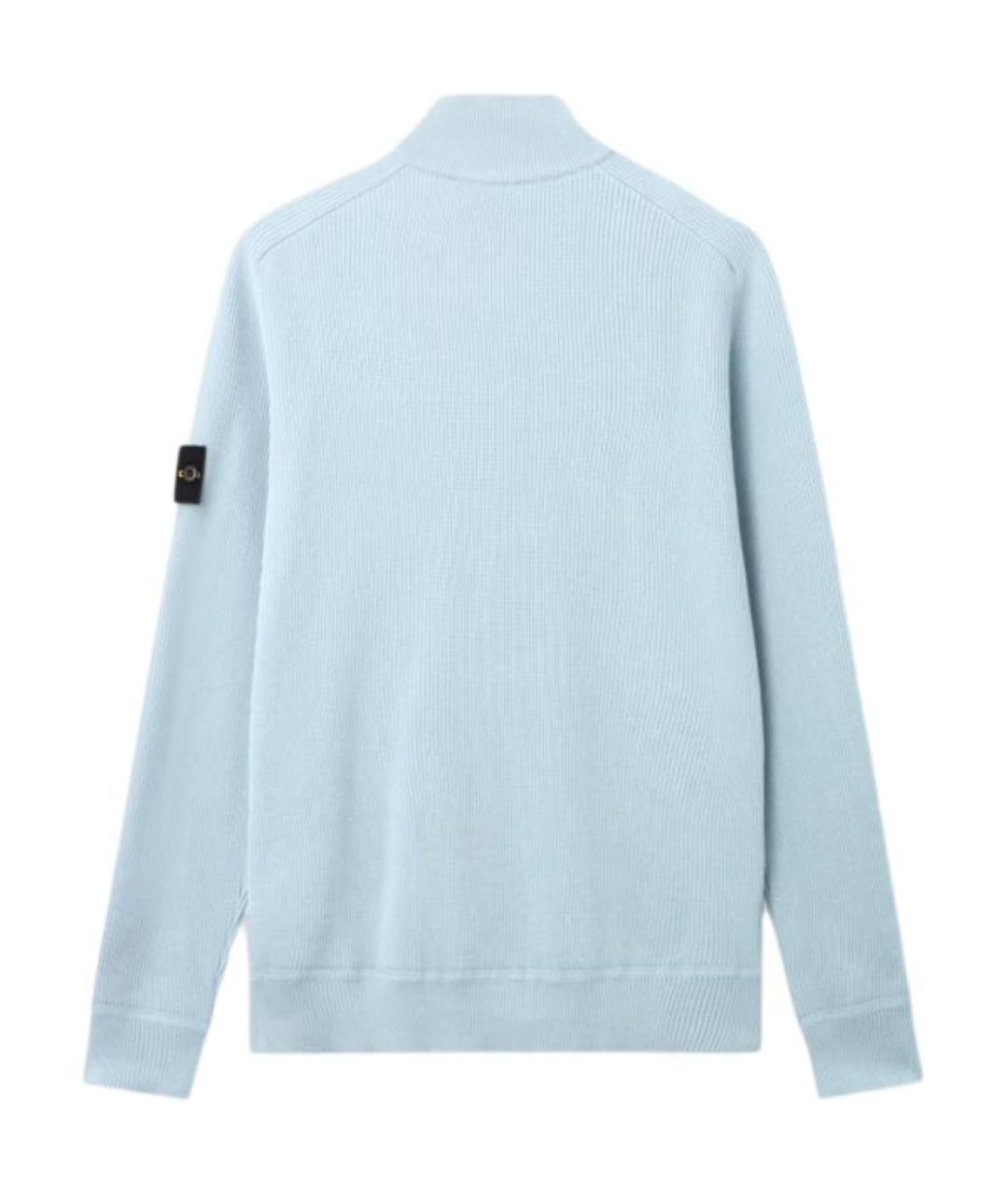 STONE ISLAND Голубой джемпер / свитер, фото 2