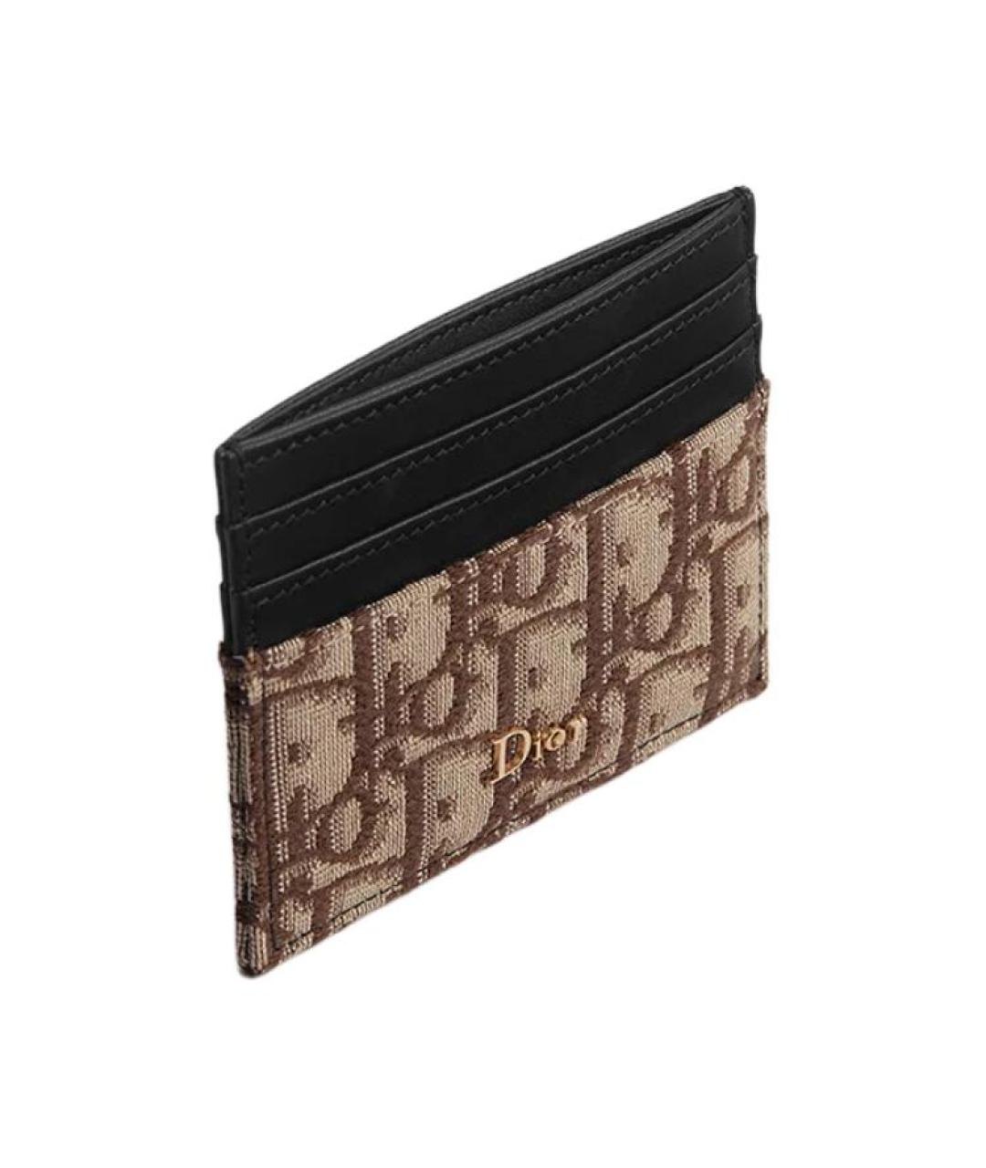 CHRISTIAN DIOR Коричневый кардхолдер, фото 2