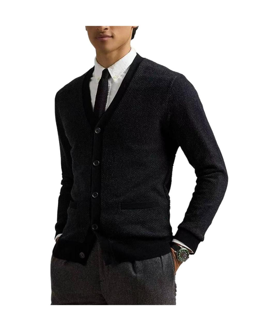 POLO RALPH LAUREN Серый кардиган, фото 4