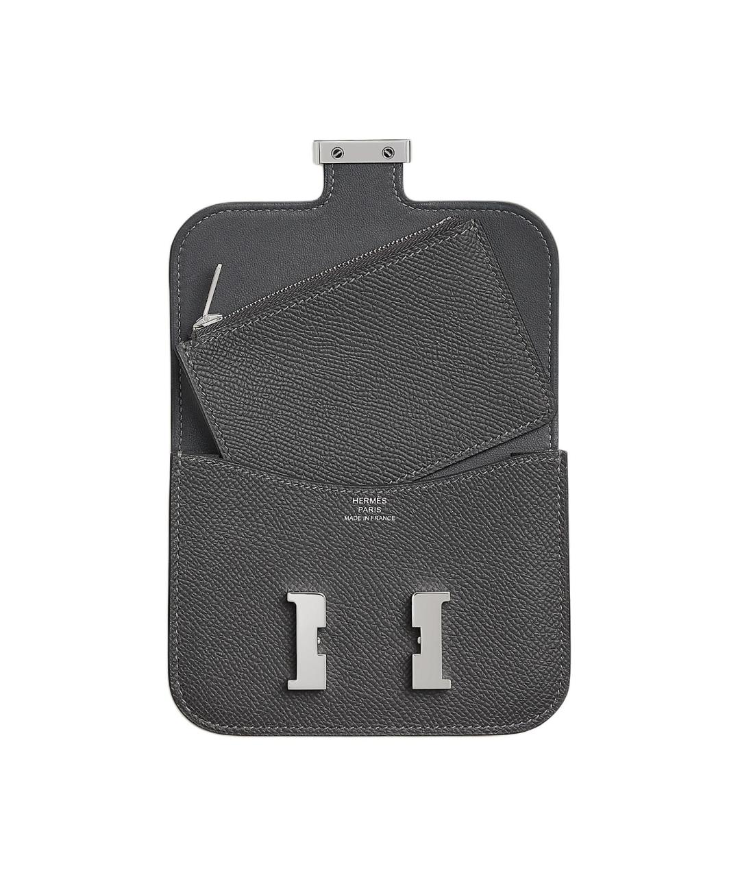 HERMES Серый кошелек, фото 3