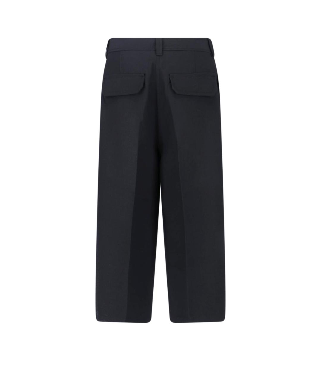 FILIPPA K Черные полиэстеровые прямые брюки, фото 2