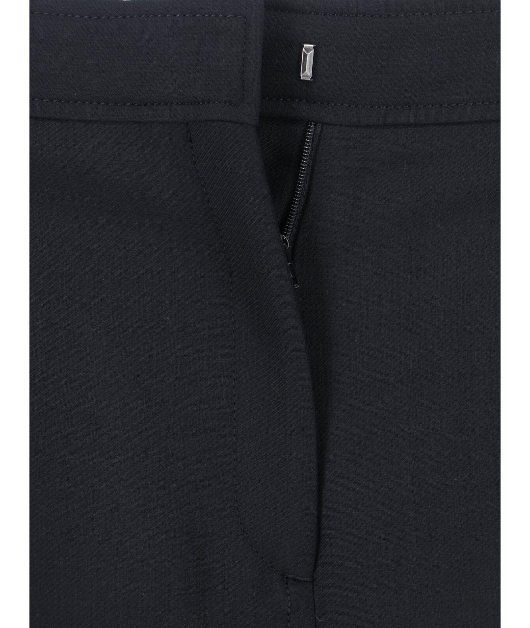 FILIPPA K Черные полиэстеровые прямые брюки, фото 5