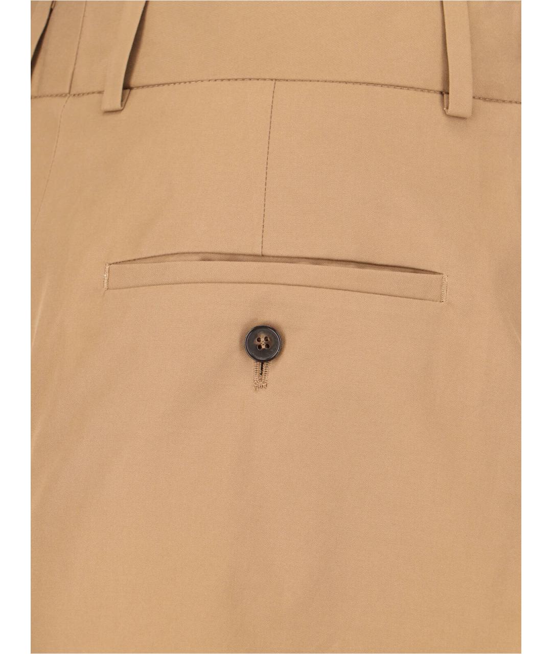 FILIPPA K Бежевая хлопковая юбка миди, фото 4