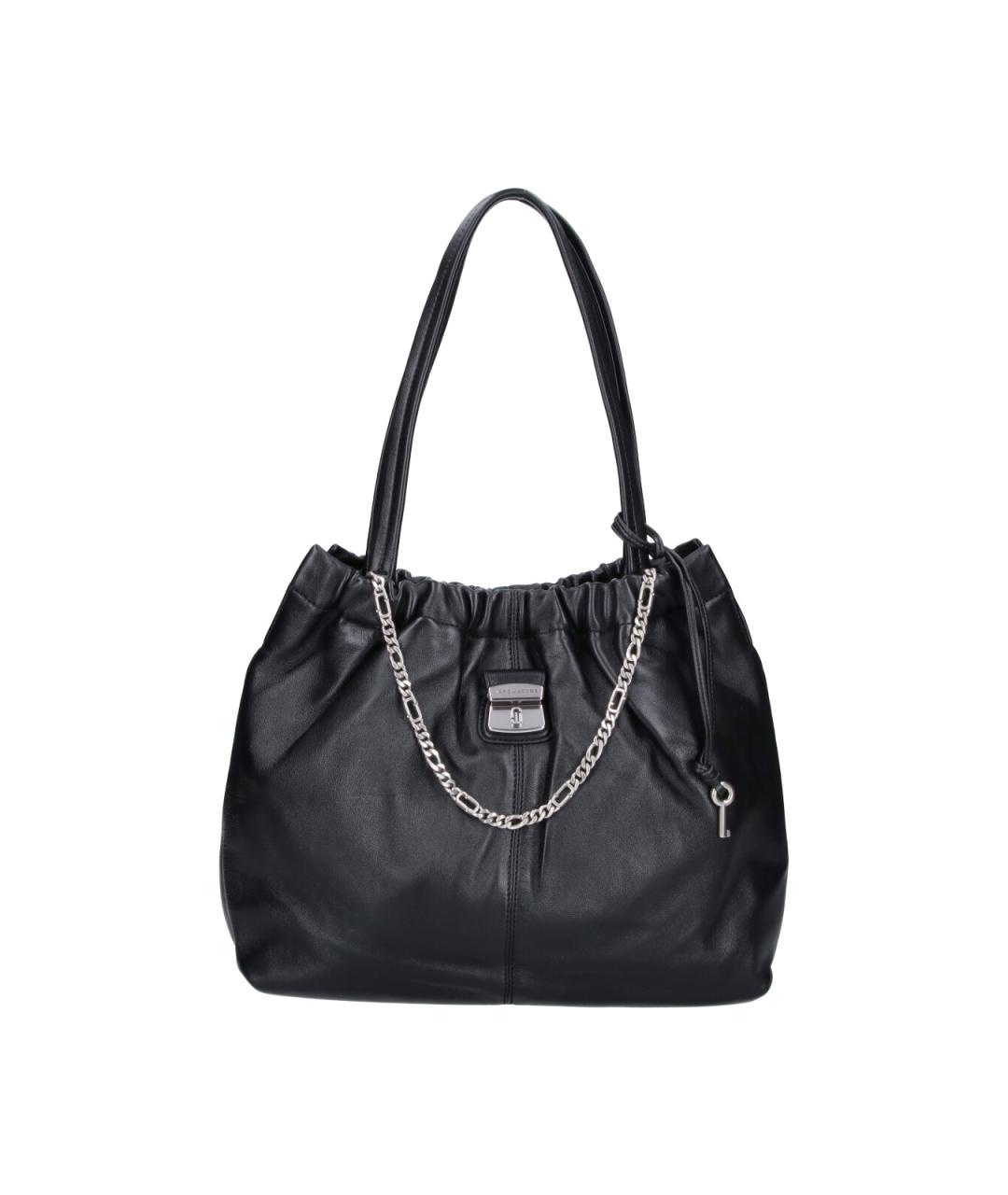 MARC JACOBS Черная кожаная сумка через плечо, фото 1