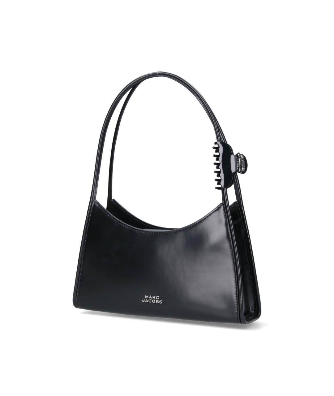 MARC JACOBS Черная кожаная сумка через плечо, фото 2