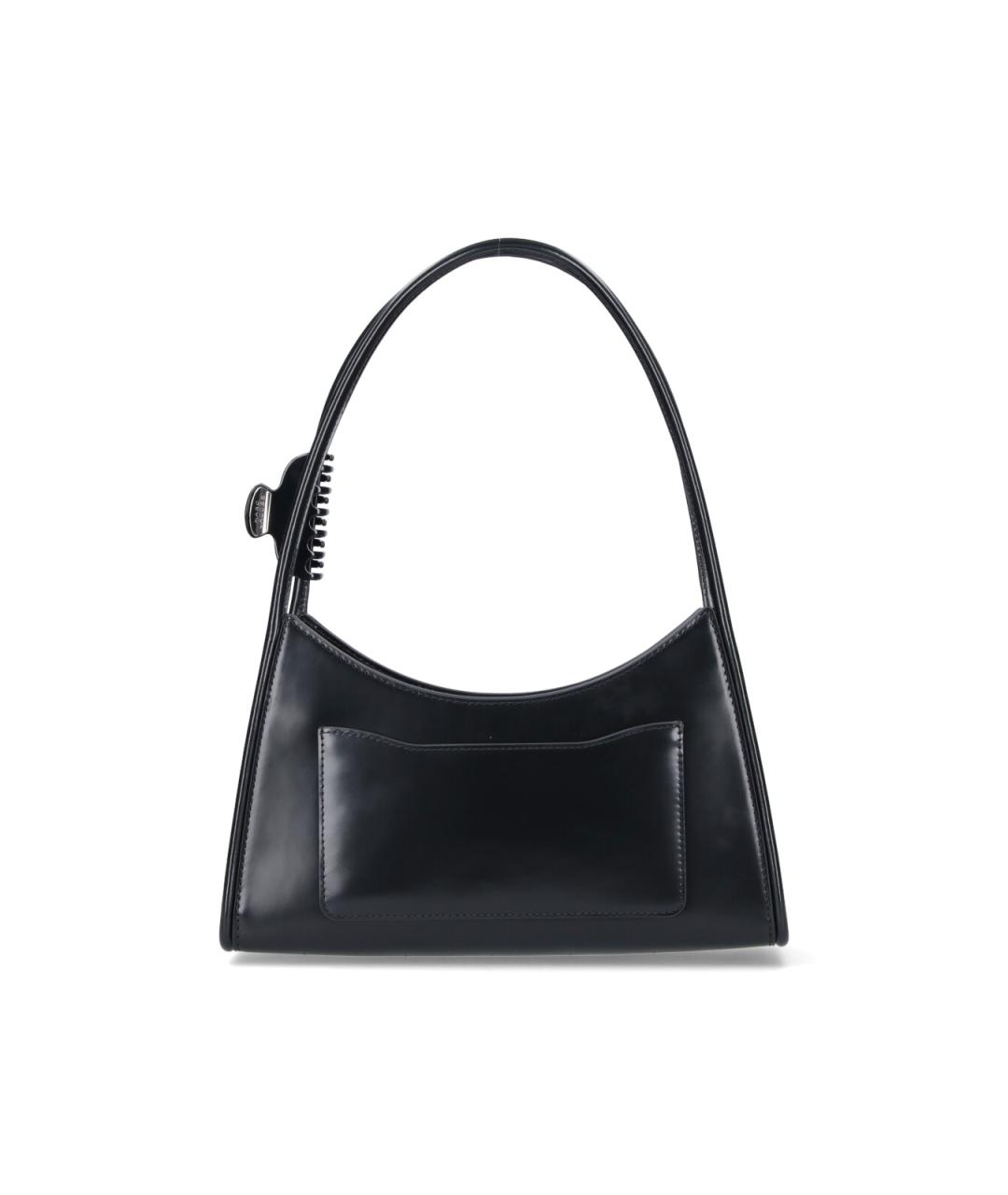 MARC JACOBS Черная кожаная сумка через плечо, фото 3