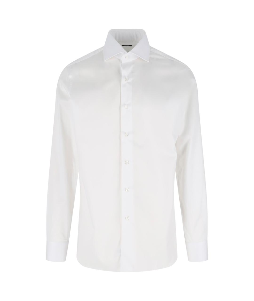 BARBA Белая классическая рубашка, фото 1