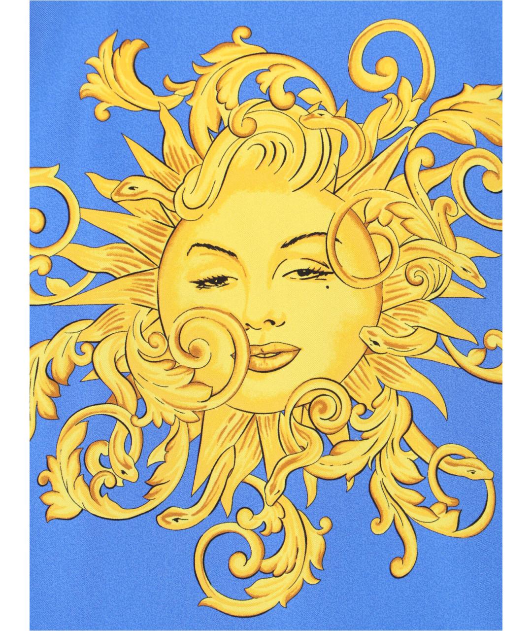 VERSACE Мульти шелковая рубашка, фото 4