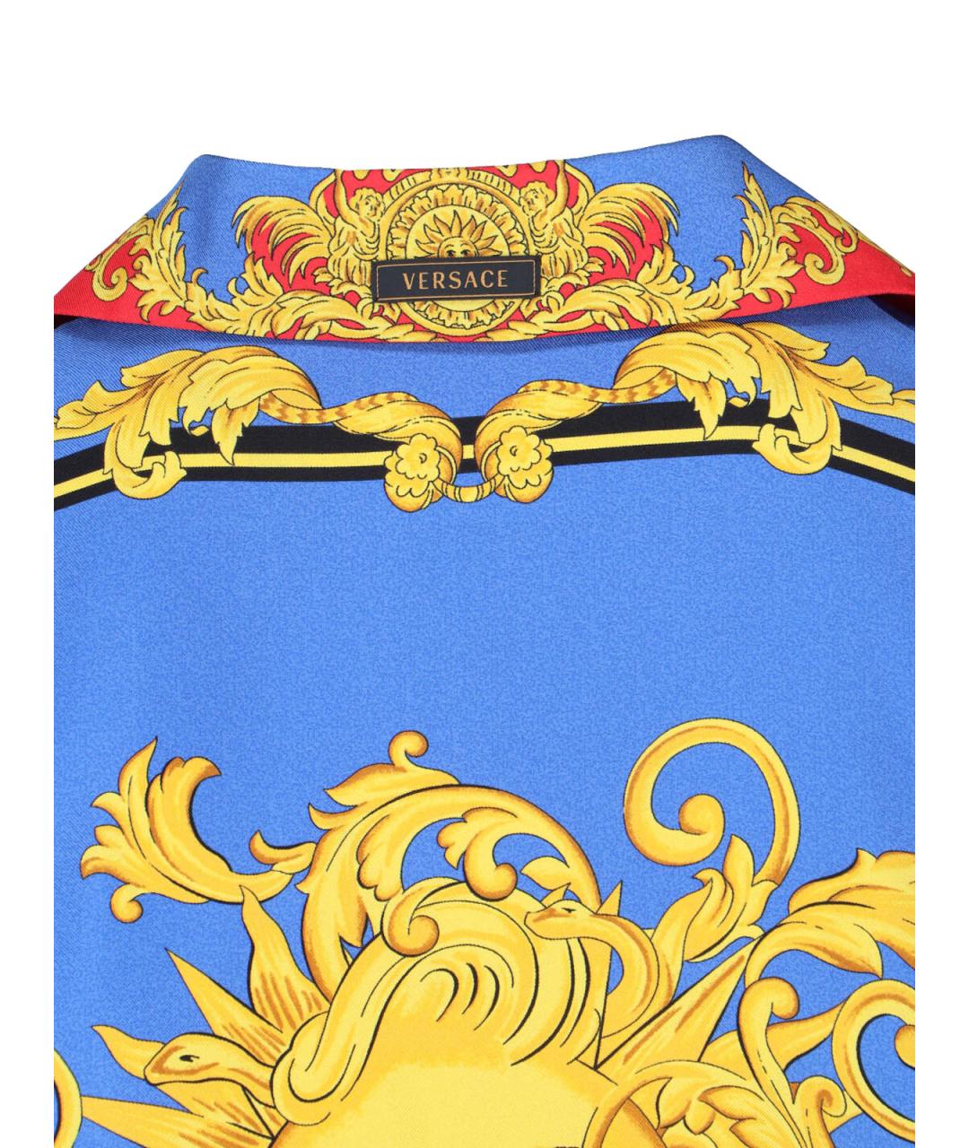 VERSACE Мульти шелковая рубашка, фото 3