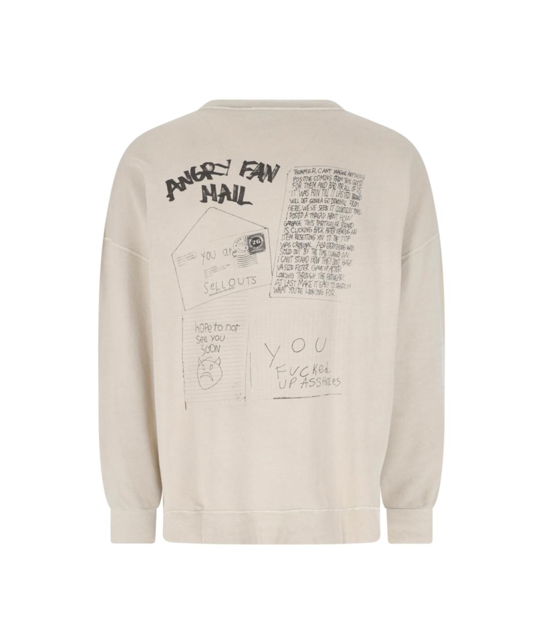 OUR LEGACY Бежевый хлопковый джемпер / свитер, фото 2