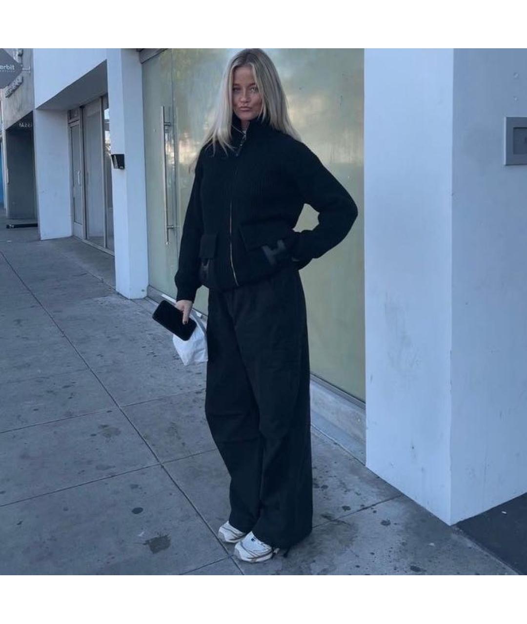 HERMES Черный кардиган, фото 2