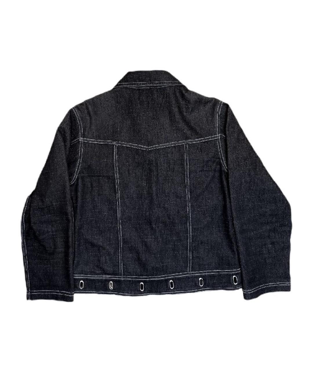 DOLCE&GABBANA Антрацитовая деним куртка, фото 2