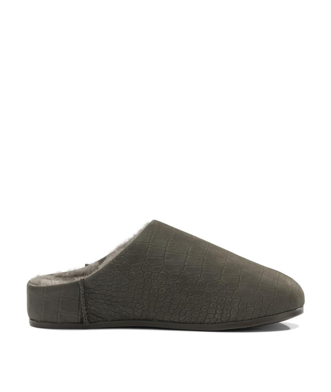 UGG AUSTRALIA Серые замшевые мюли, фото 1