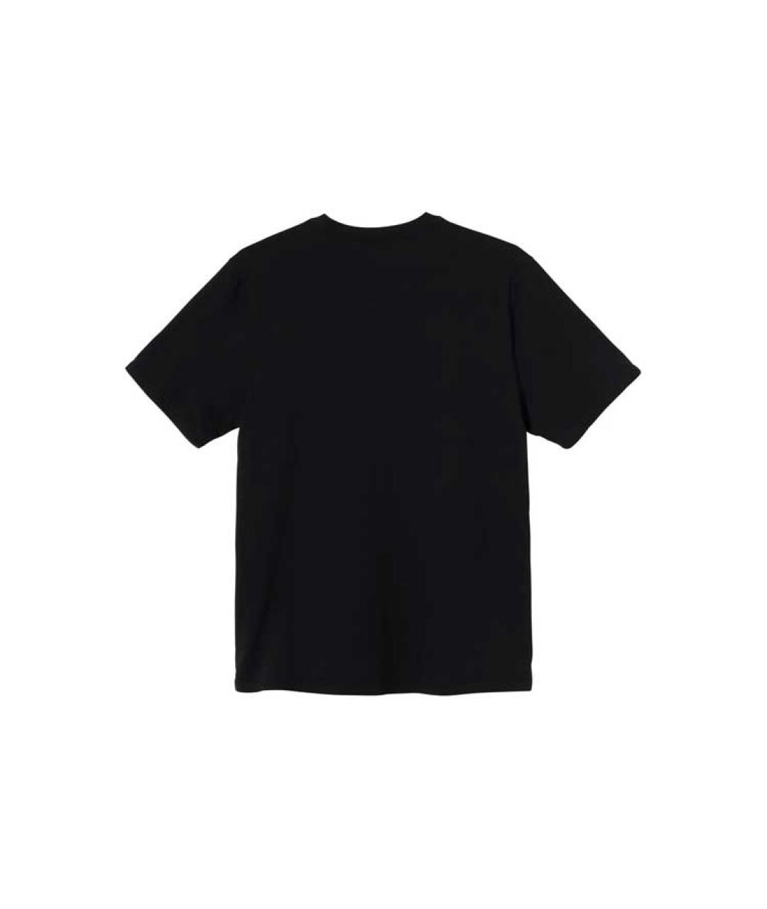 STUSSY Черная футболка, фото 2
