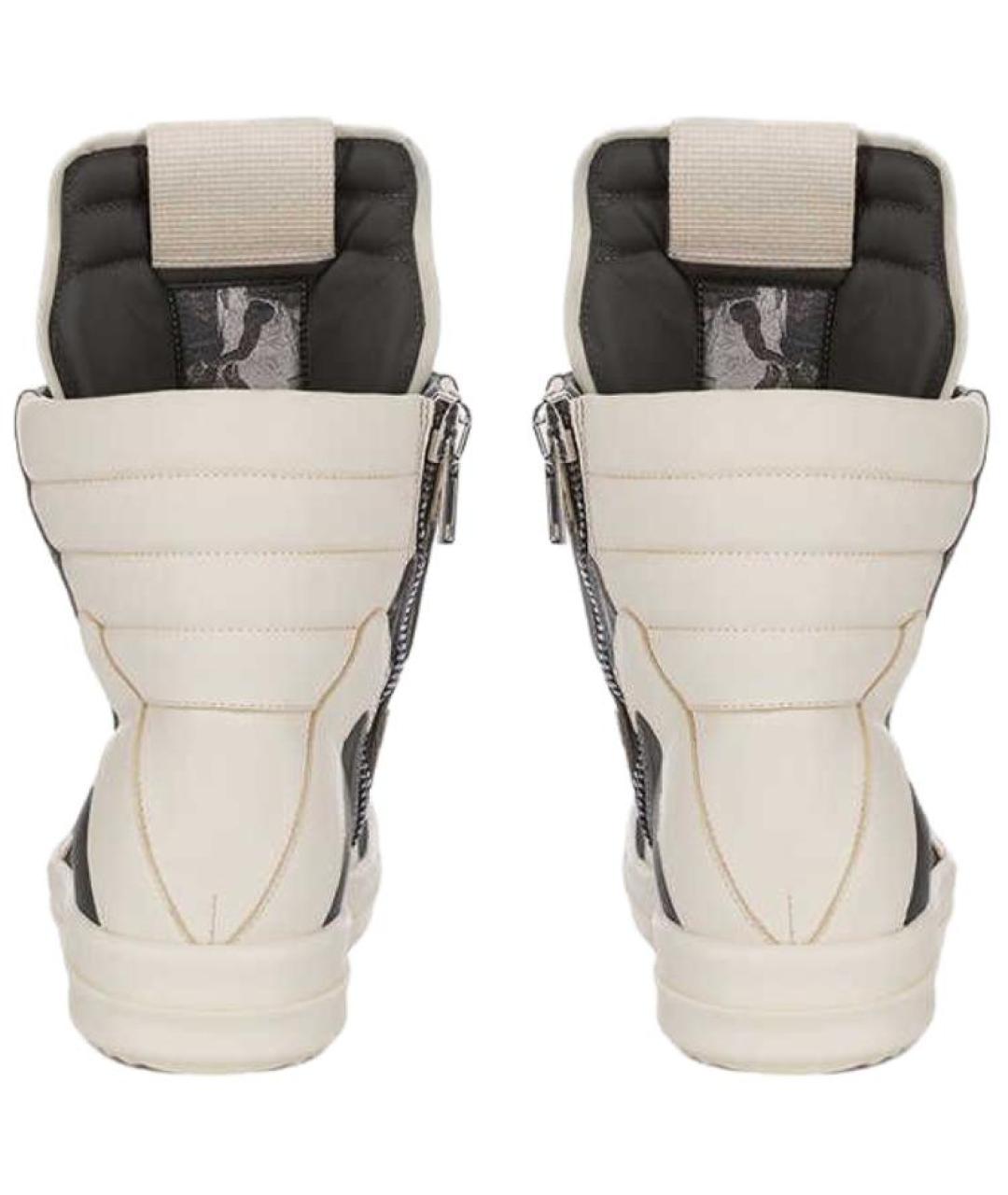 RICK OWENS Мульти кожаные кроссовки, фото 4