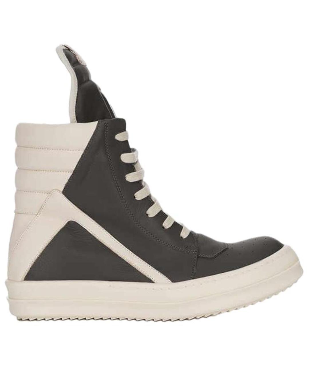 RICK OWENS Мульти кожаные кроссовки, фото 1