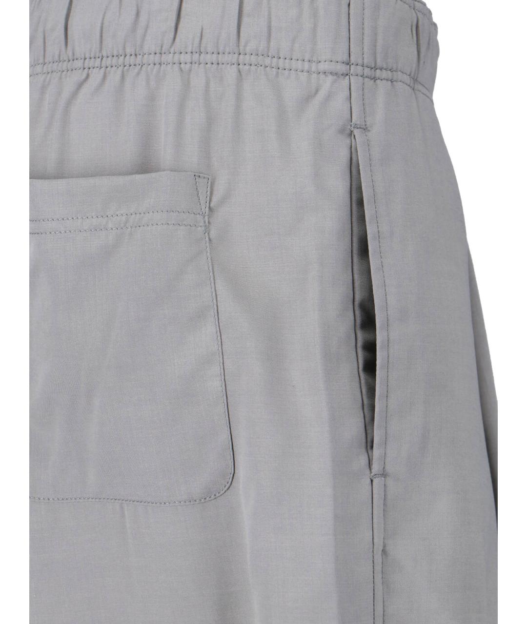 OUR LEGACY Серые вискозные повседневные брюки, фото 5