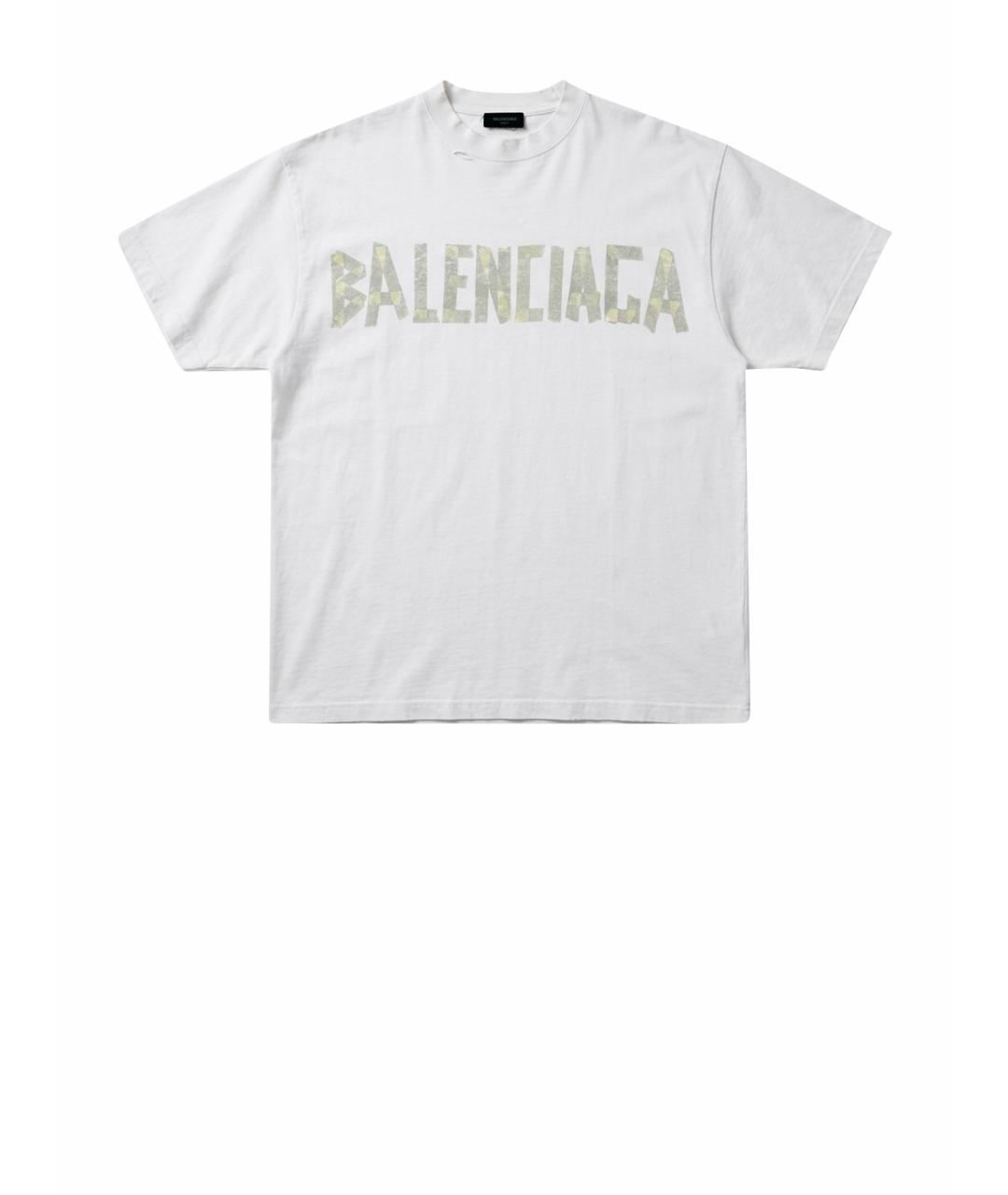 BALENCIAGA Белая футболка, фото 1