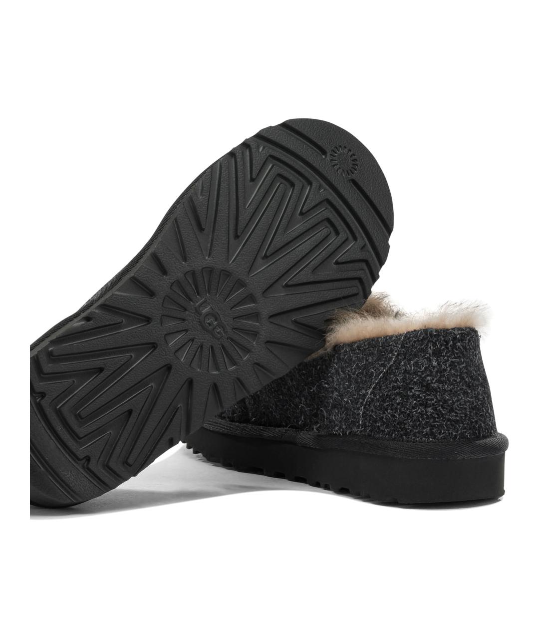 UGG AUSTRALIA Черные замшевые лоферы, фото 5
