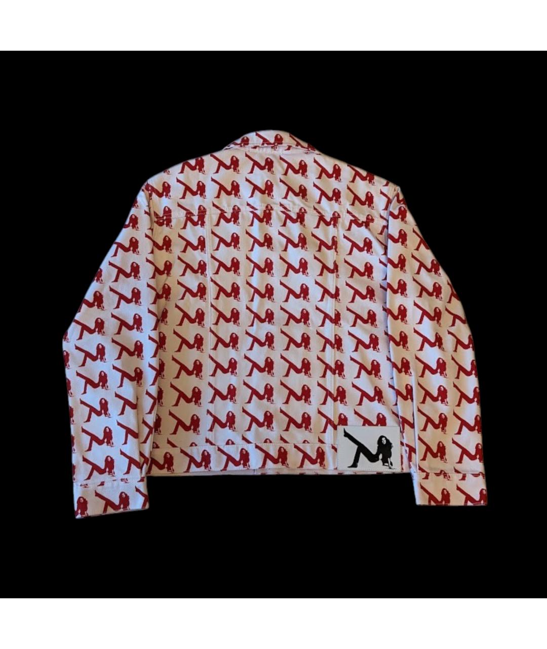 RAF SIMONS Белая деним куртка, фото 3