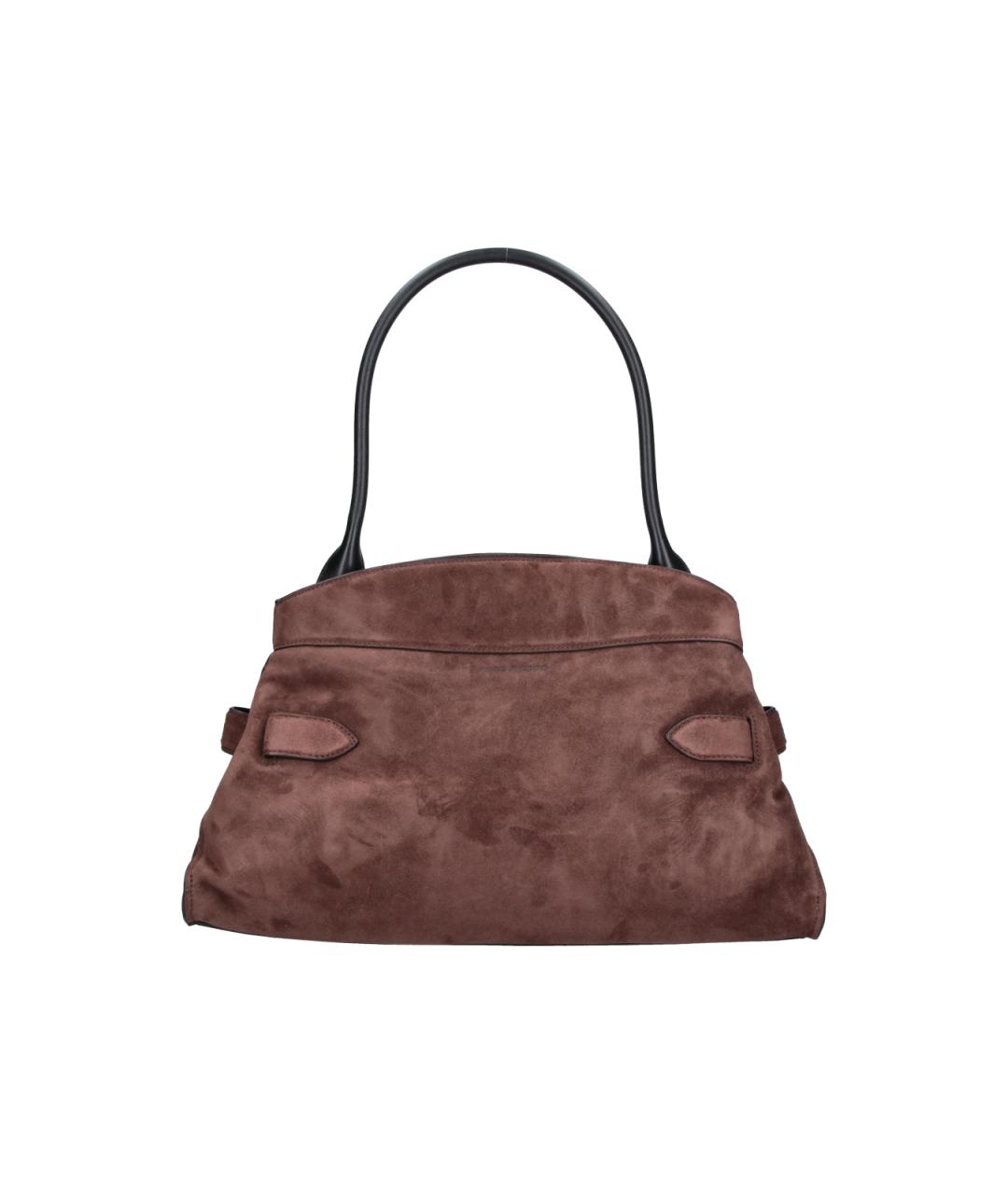 MARC JACOBS Коричневая замшевая сумка через плечо, фото 3