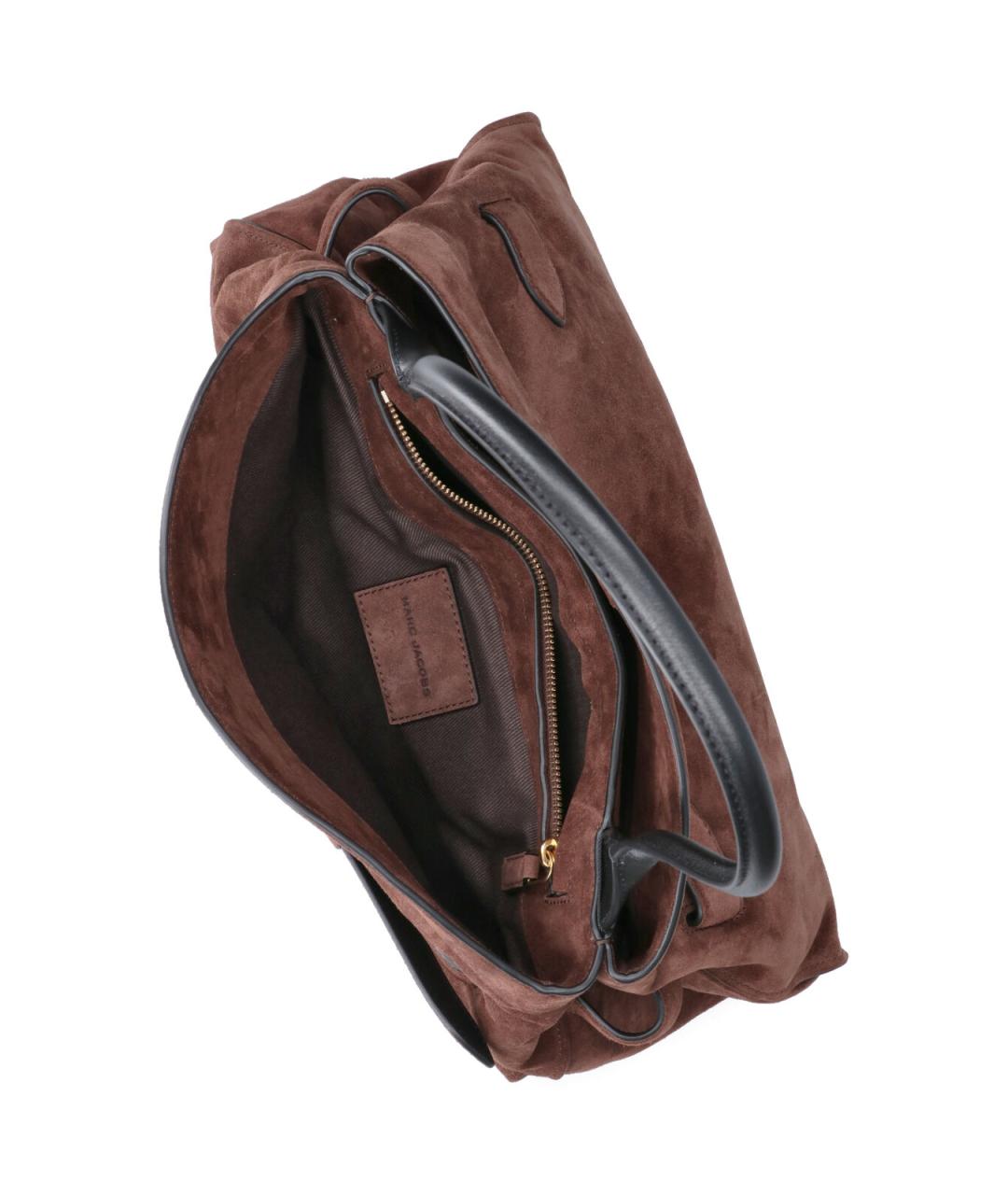 MARC JACOBS Коричневая замшевая сумка через плечо, фото 4