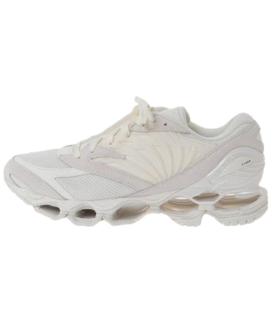 MIZUNO Бежевые кожаные кроссовки, фото 5