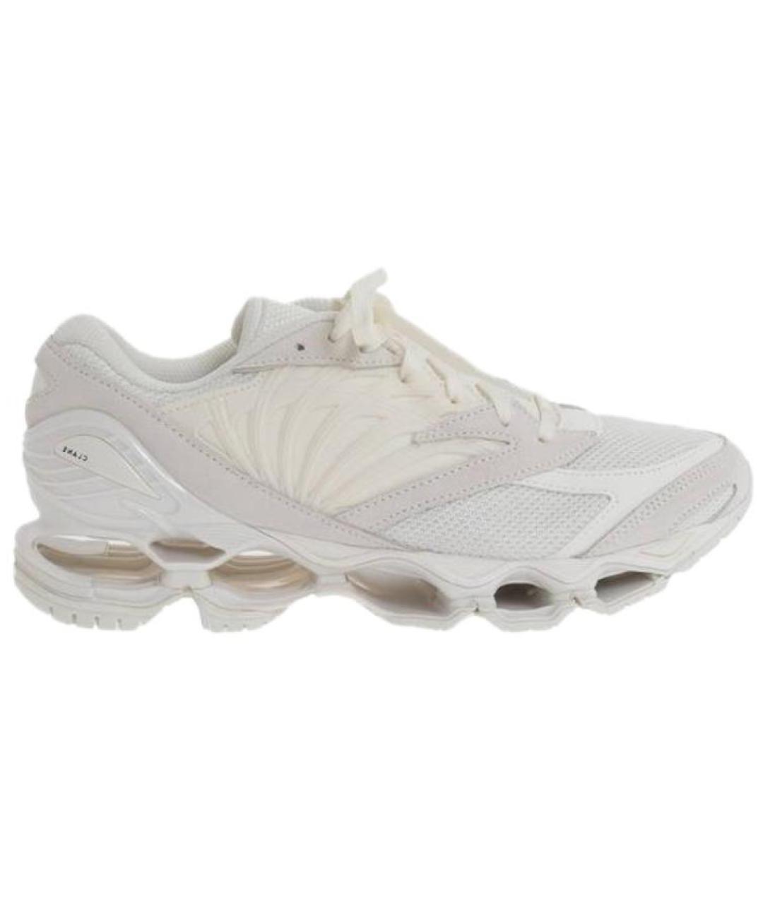 MIZUNO Бежевые кожаные кроссовки, фото 1