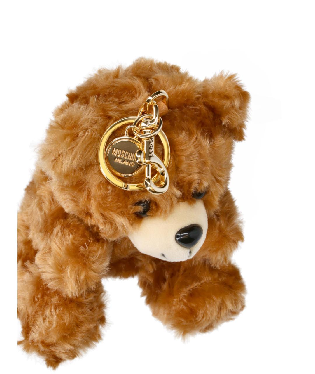 MOSCHINO Коричневый брелок, фото 3