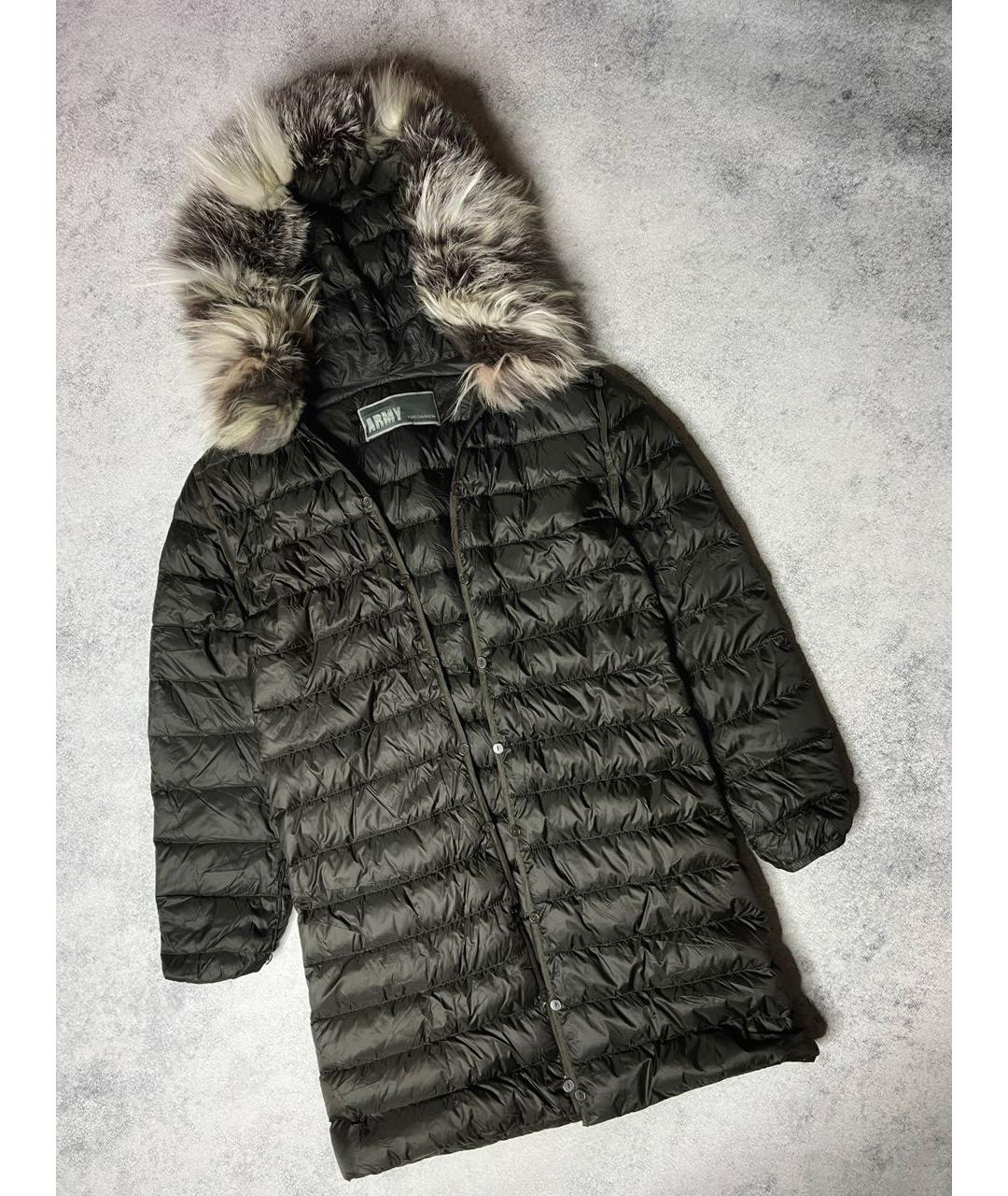 ARMY YVES SALOMON Хаки хлопковая парка, фото 7