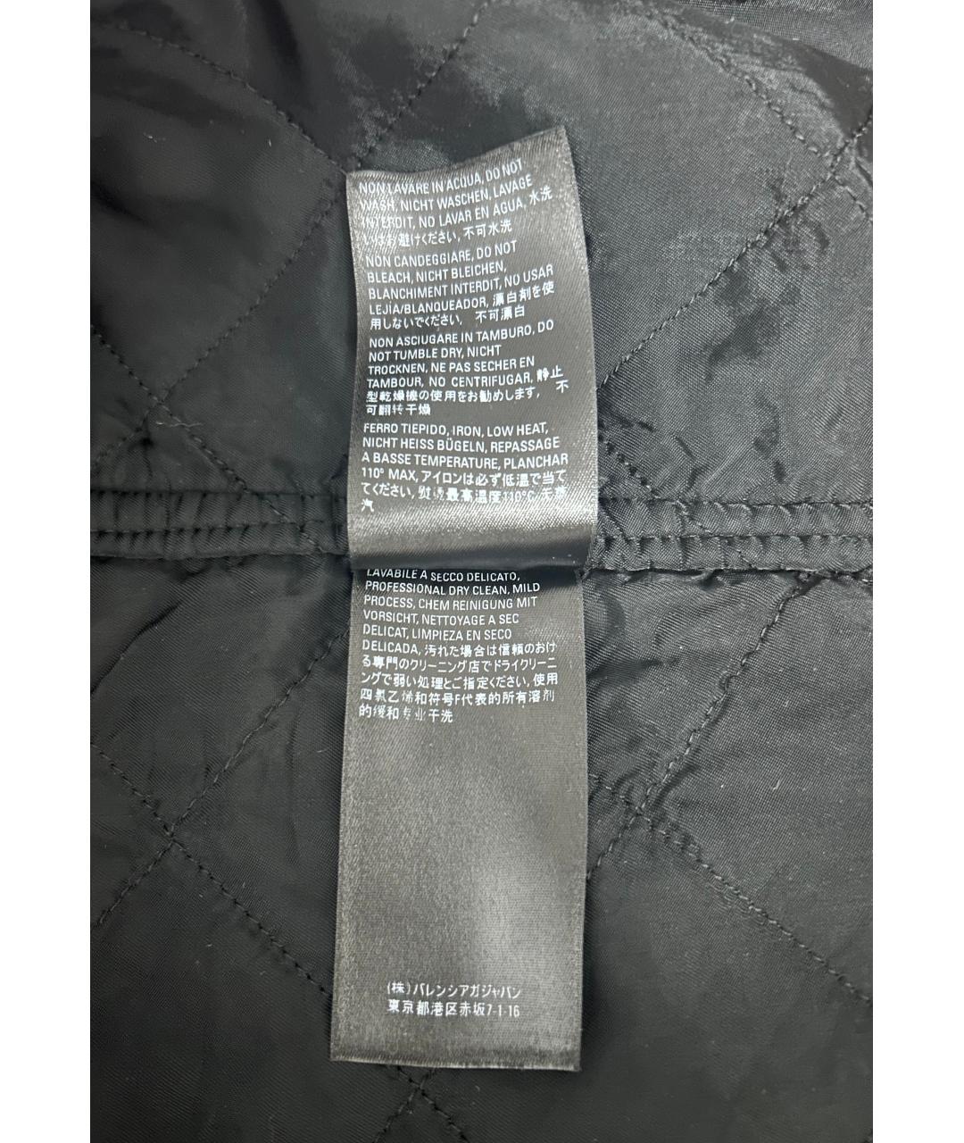 BALENCIAGA Синяя хлопко-полиэстеровая кэжуал рубашка, фото 8