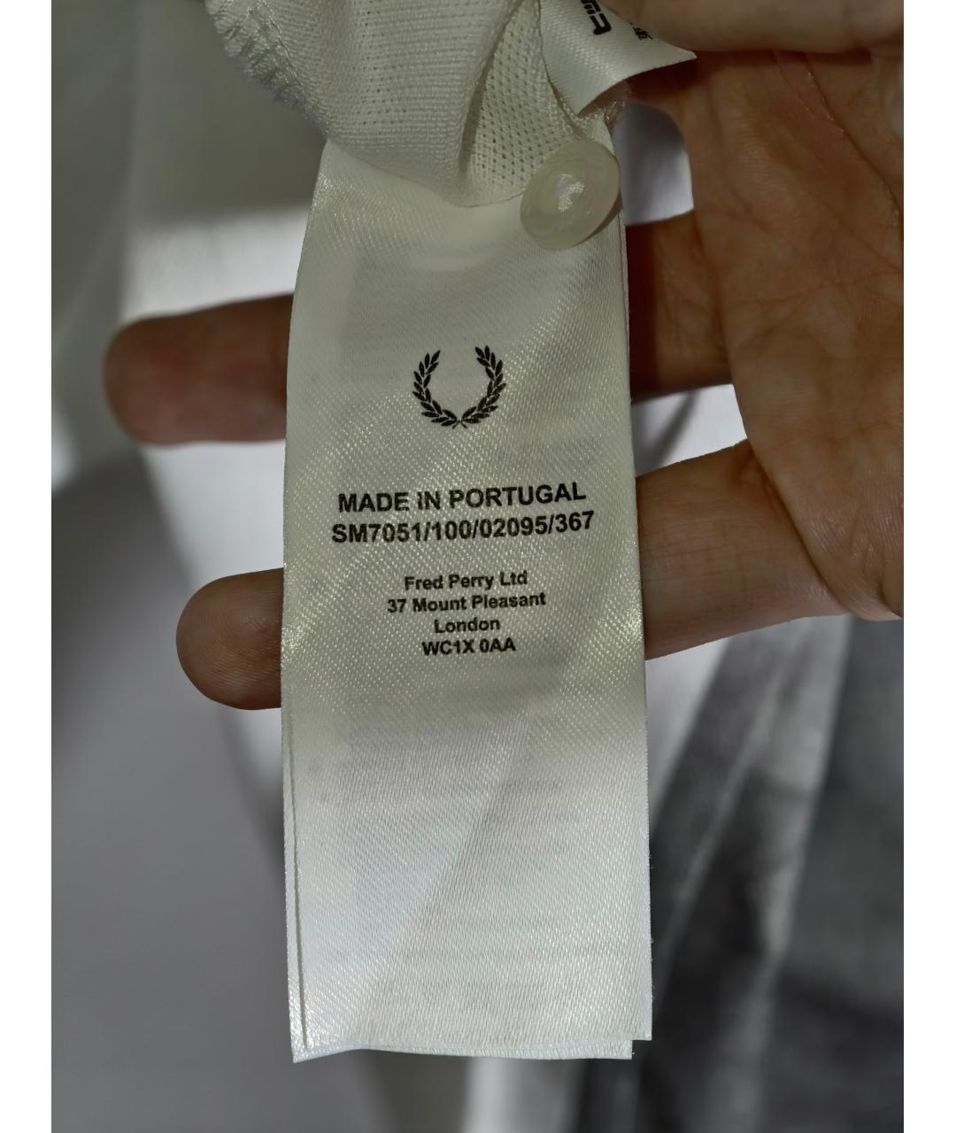 RAF SIMONS Белая хлопковая футболка, фото 7