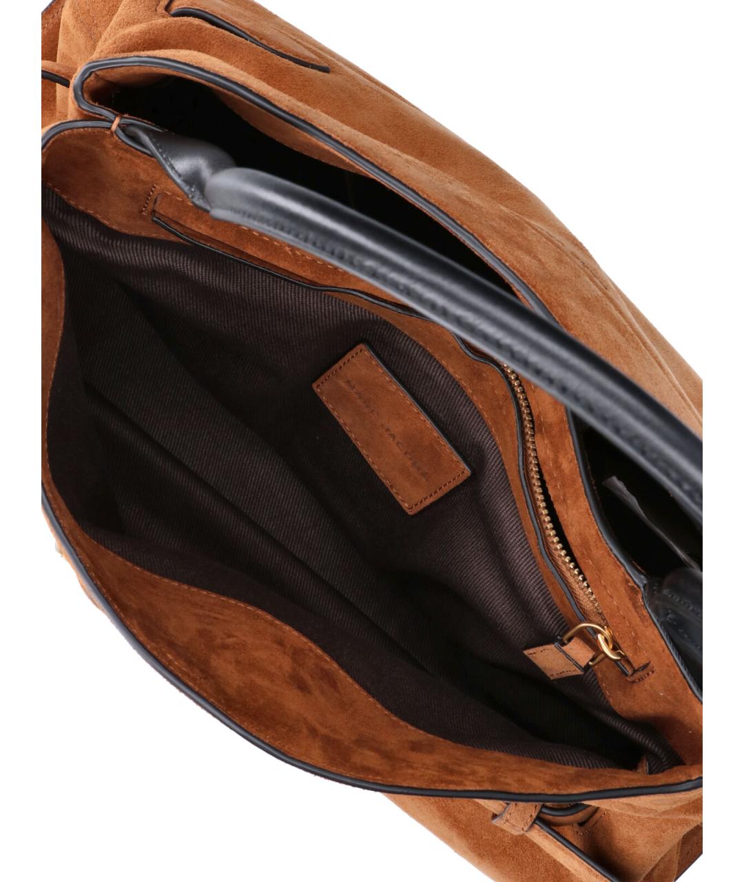 MARC JACOBS Коричневая замшевая сумка через плечо, фото 4