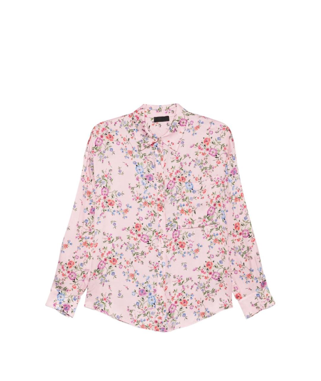 LIU JO Розовая вискозная рубашка, фото 1