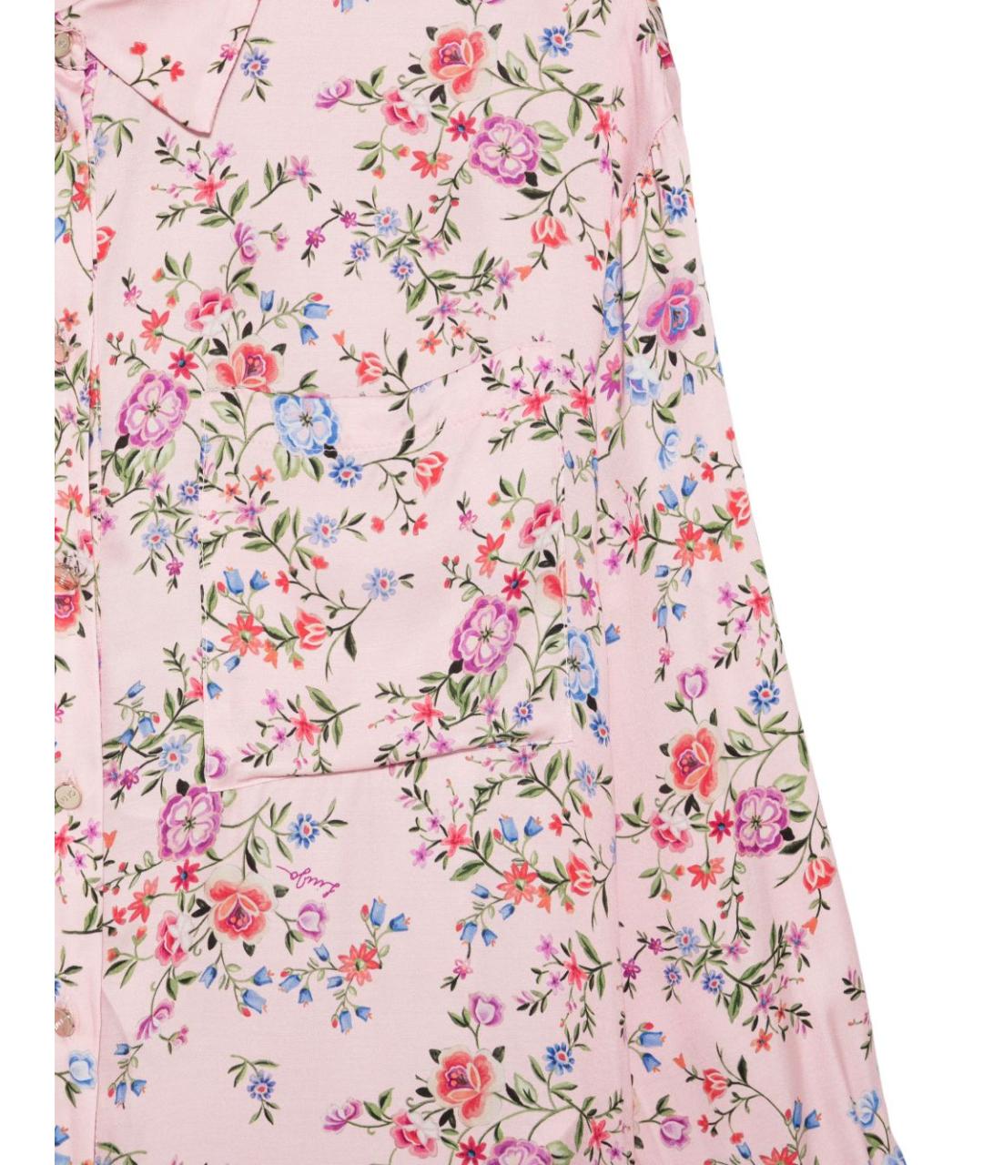 LIU JO Розовая вискозная рубашка, фото 3