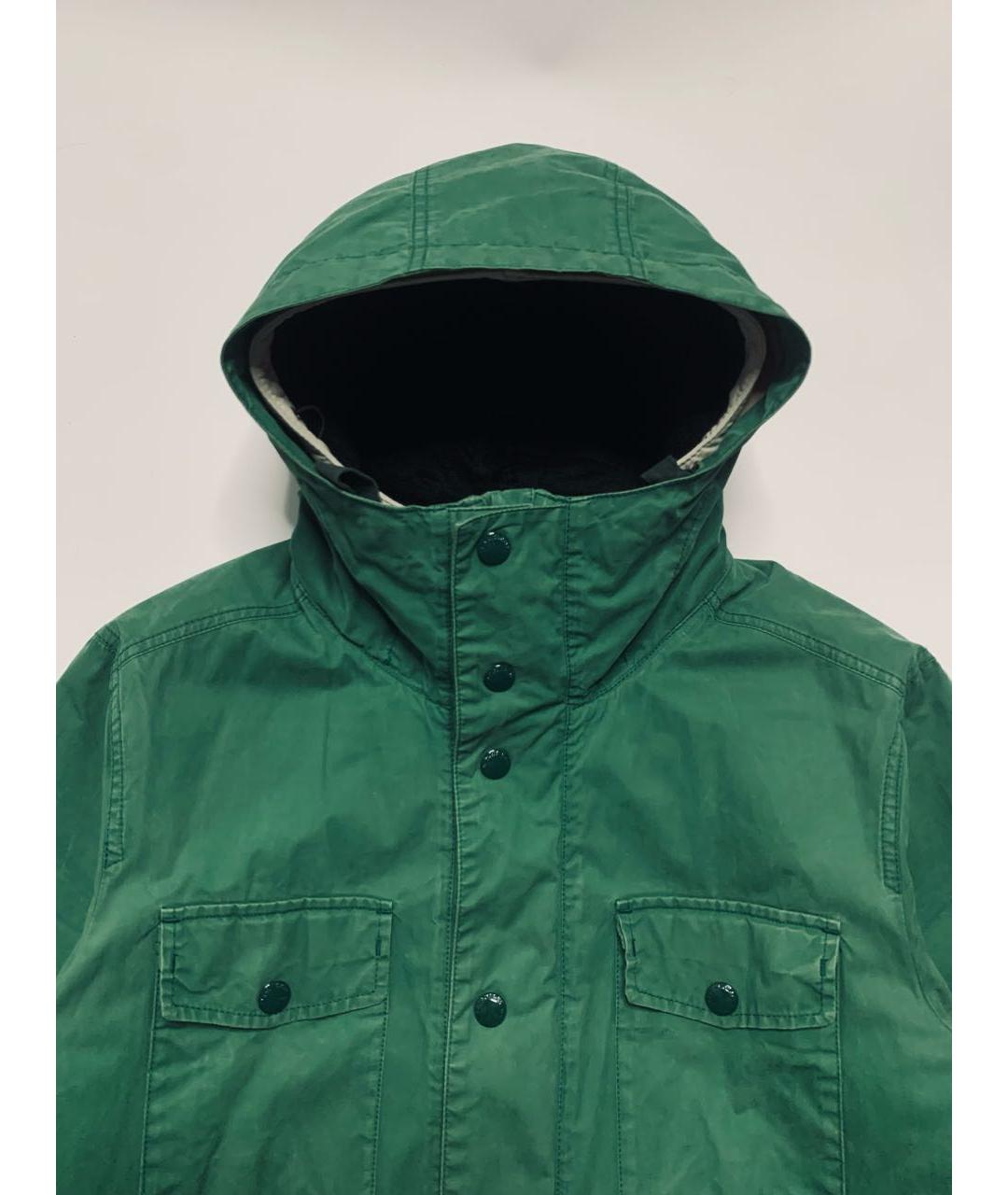 CP COMPANY Зеленая хлопковая куртка, фото 5