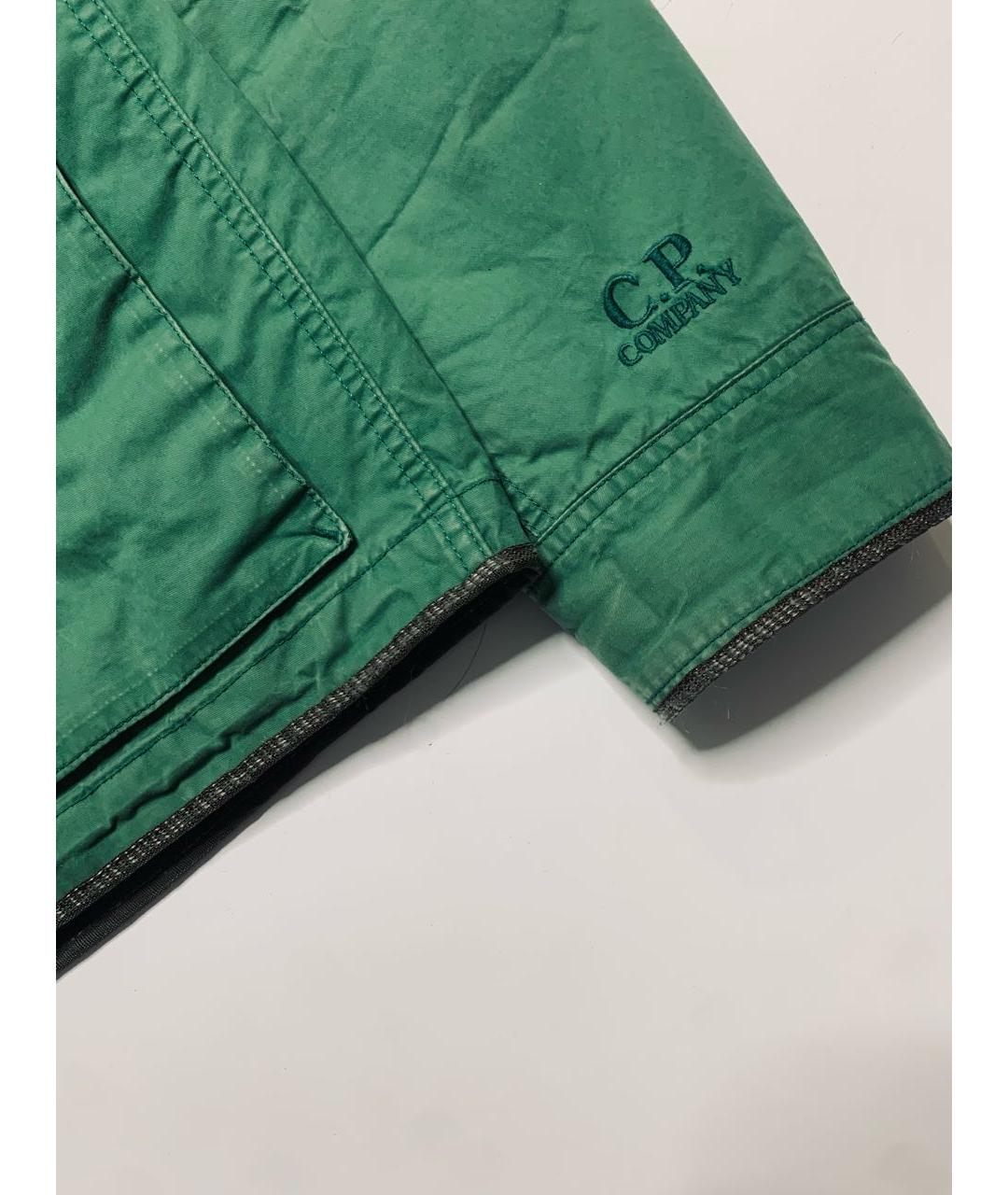 CP COMPANY Зеленая хлопковая куртка, фото 6