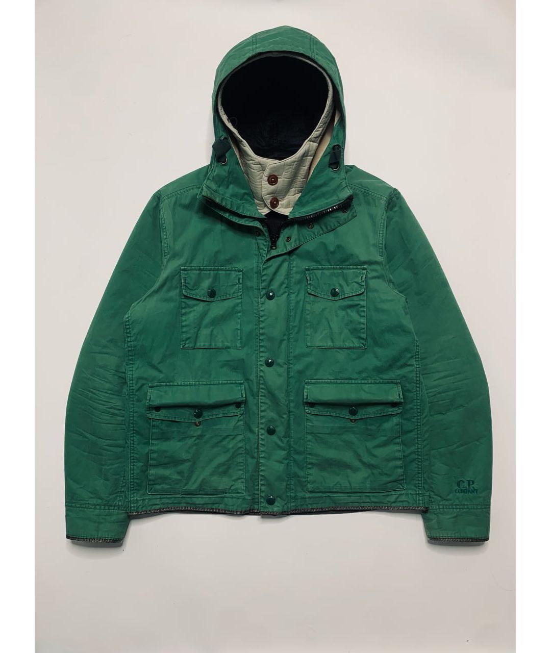 CP COMPANY Зеленая хлопковая куртка, фото 9