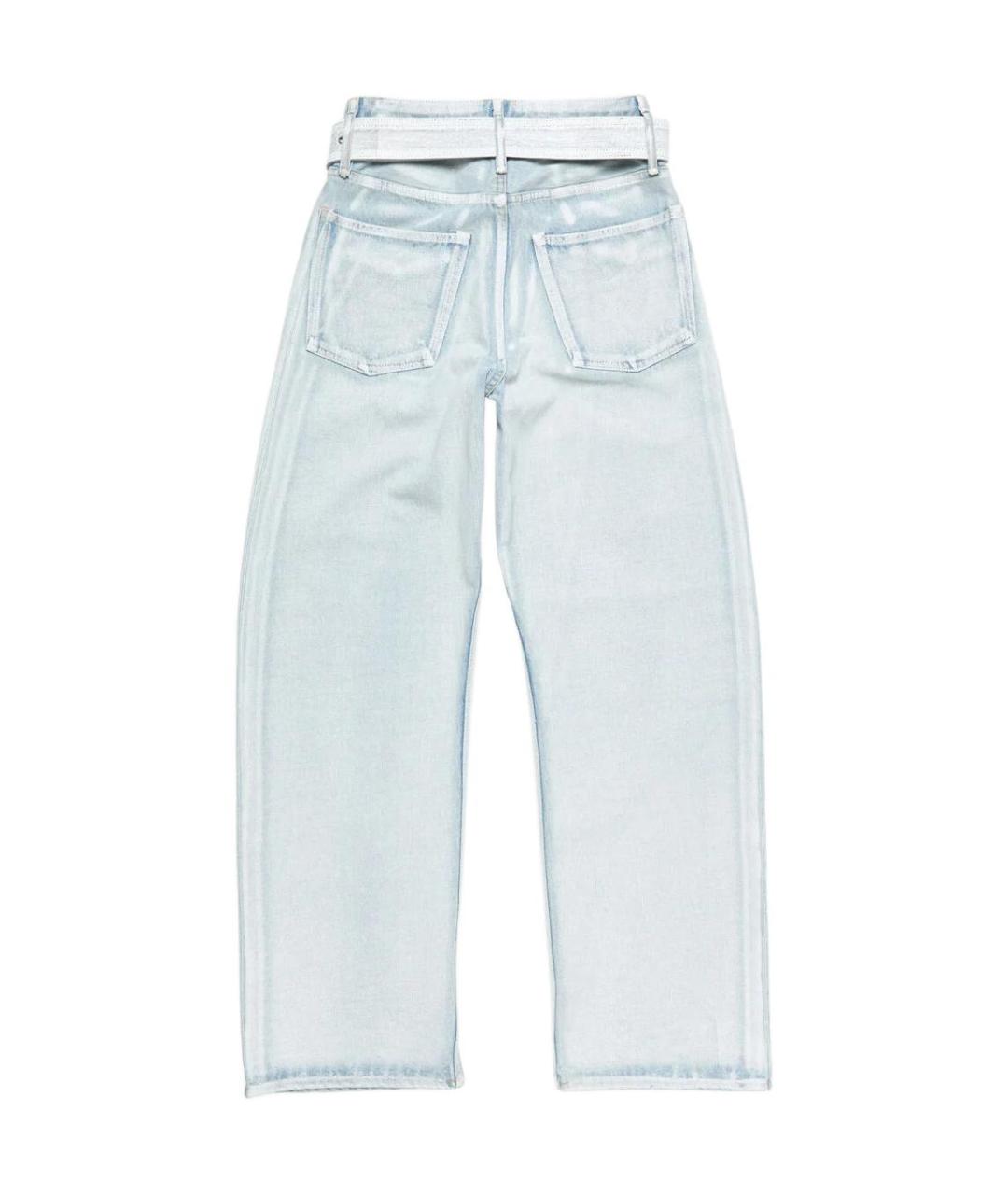 ACNE STUDIOS Голубые прямые джинсы, фото 2
