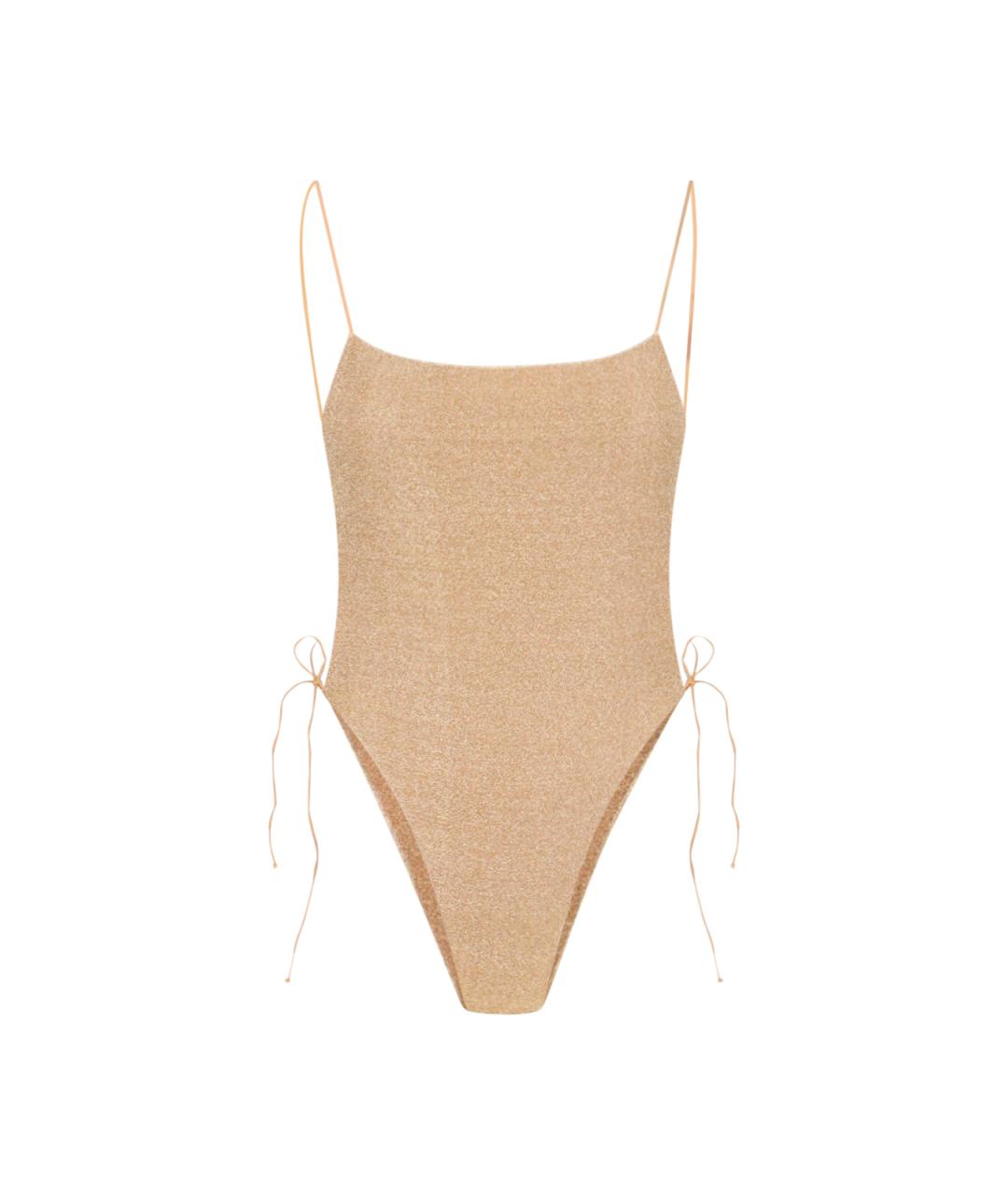 OSEREE Золотой полиамидовый купальник, фото 1