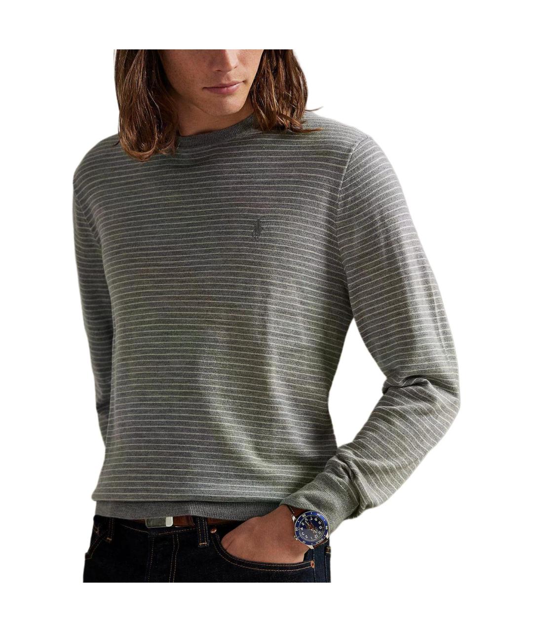 POLO RALPH LAUREN Серый джемпер / свитер, фото 4